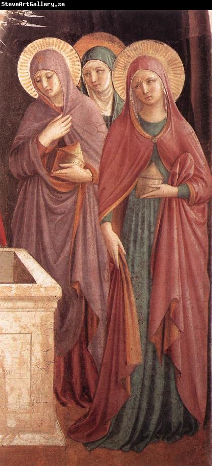 GOZZOLI, Benozzo Women at the Tomb (detail) sdg